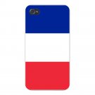 France World Country National Flag - FITS iPhone 4 4s Plastic Snap On Case