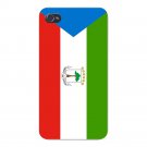 Equatorial Guinea World Country Flag - FITS iPhone 4 4s Plastic Snap On Case