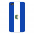 El Salvador World Country National Flag - FITS iPhone 4 4s Plastic Snap On Case
