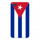 Cuba World Country National Flag - FITS iPhone 4 4s Plastic Snap On Case
