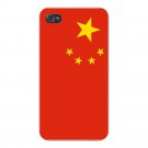 China World Country National Flag - FITS iPhone 4 4s Plastic Snap On Case