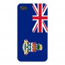 Cayman Islands World Country Flag - FITS iPhone 4 4s Plastic Snap On Case
