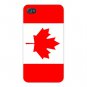 Canada World Country National Flag - FITS iPhone 4 4s Plastic Snap On Case