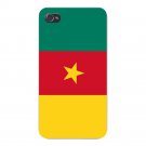 Cameroon World Country National Flag - FITS iPhone 4 4s Plastic Snap On Case