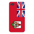 Bermuda World Country National Flag - FITS iPhone 4 4s Plastic Snap On Case
