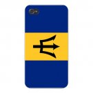 Barbados World Country National Flag - FITS iPhone 4 4s Plastic Snap On Case