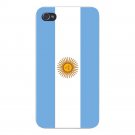 Argentina World Country National Flag - FITS iPhone 4 4s Plastic Snap On Case