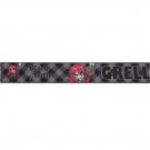 Black Butler Seatbelt Belt - Main Character Grell w/ Argyle Background & Logo