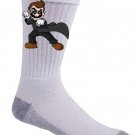 Plumbtrix Main Hero w/ Sunglasses Video Game & Movie Parody - Crew Socks Pair