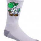 Plumbing Wars Wise Alien Hero Video Game & Space Movie Parody - Crew Socks Pair