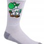 Plumbing Wars Wise Alien Hero Video Game & Space Movie Parody - Crew Socks Pair