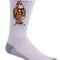 Plumbing Wars Hairy Bear Alien Video Game & Space Movie Parody - Crew Socks Pair