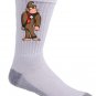 Plumbing Wars Hairy Bear Alien Video Game & Space Movie Parody - Crew Socks Pair