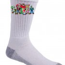 Plumbing Story Group Funny Video Game & Cartoon Movie Parody - Crew Socks Pair