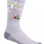 Pegacorn Marshmallows Funny Unicorn Pooping Candy Design Art - Crew Socks Pair
