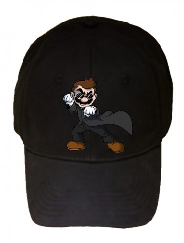 Plumbtrix Main Hero Character Game & Movie Parody - Black Adjustable Cap Hat