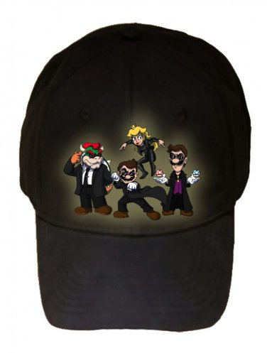 Plumbtrix Group Video Game & Action Movie Parody - Black Adjustable Cap Hat