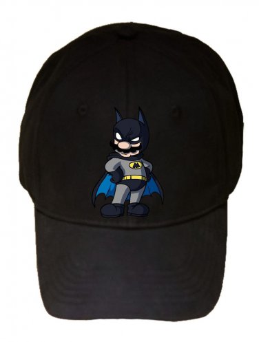 Main Character Guy Video Game & Super Hero Parody - Black Adjustable Cap Hat