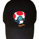 Plumbing Time Mushroom Robot Game & TV Show Parody - Black Adjustable Cap Hat