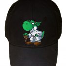 Plumbing Wars Wise Alien Hero Game & Movie Parody - Black Adjustable Cap Hat