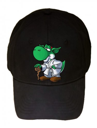 Plumbing Wars Wise Alien Hero Game & Movie Parody - Black Adjustable Cap Hat