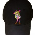 Plumbing Story Western Cowgirl Game & Movie Parody - Black Adjustable Cap Hat