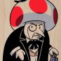 Short Mobster Guy Game & Super Hero Parody - Plywood Wood Print Poster Wall Art