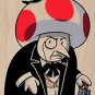 Short Mobster Guy Game & Super Hero Parody - Plywood Wood Print Poster Wall Art