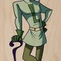 Question Mark Guy Game & Super Hero Parody - Plywood Wood Print Poster Wall Art