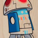 Plumbing Wars Beeping Robot Movie Parody - Plywood Wood Print Poster Wall Art