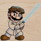 Plumbing Wars Main Hero Guy Movie Parody - Plywood Wood Print Poster Wall Art