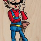 Plumbing Story Western Cowboy Movie Parody - Plywood Wood Print Poster Wall Art