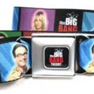 The Big Bang Theory Seatbelt Belt - Main Character Big Bang Blocks & Logo