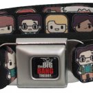 The Big Bang Theory Seatbelt Belt - BBT Miniature Cartoon Characters Art
