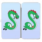 Plumbing Time Snake Creature Game & TV Parody - Womens Taiga Hinge Wallet Clutch
