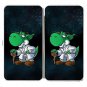 Plumbing Wars Wise Alien Hero Movie Parody - Womens Taiga Hinge Wallet Clutch
