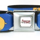 Adventure Time Jake & Finn Flying At Night Seat Belt Buckle Belt
