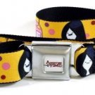 Adventure Time Seatbelt Belt - Marceline and Princess Bubblegum with Polka Dots