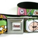 Adventure Time Seatbelt Belt - Finn, Jake and Princess Bubblegum