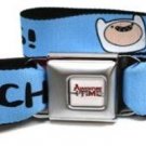 Adventure Time Seatbelt Belt - Finn Face - PUNCHA YO BUNS! Blue