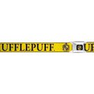Harry Potter Seatbelt Belt - "HUFFLEPUFF" Text w/ School Seal Logo
