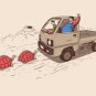 "Just Like Video Game" Plumber Brothers & Turtles Parody - Vinyl Print Poster