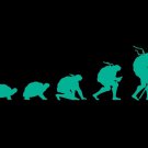 "Evolution" Transformation Fighting Turtle TV Show Parody - Vinyl Print Poster