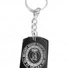 Purple Heart of Bravery Award US Military - Metal Ring Key Chain Keychain