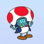Plumbing Time Mushroom Robot Game & TV Parody - Rectangle Refrigerator Magnet
