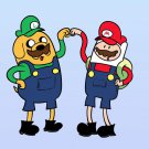 Plumbing Time Best Friends Game & TV Show Parody - Rectangle Refrigerator Magnet