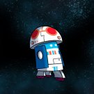 Plumbing Wars Beeping Robot Game & Movie Parody - Rectangle Refrigerator Magnet