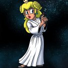 Plumbing Wars Female Hero Game & Movie Parody - Rectangle Refrigerator Magnet
