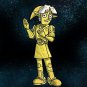 Plumbing Wars Shiny Robot Game & Movie Parody - Rectangle Refrigerator Magnet