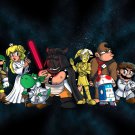 Plumbing Wars Group Game & Space Movie Parody - Rectangle Refrigerator Magnet